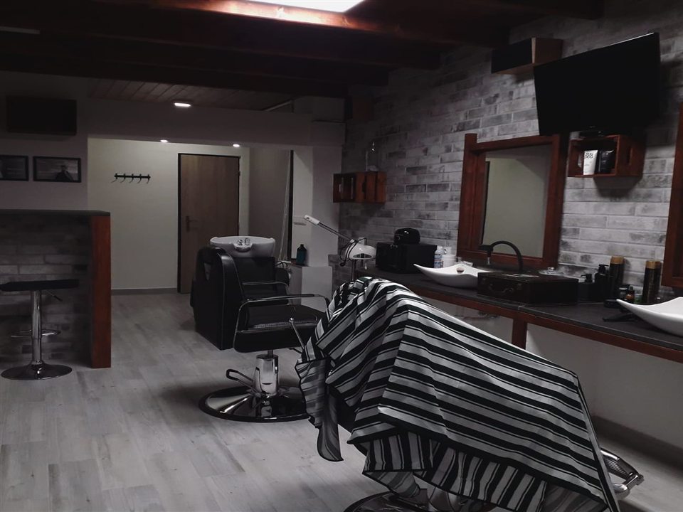 Interiér Beer’s Barbershop v Havířově